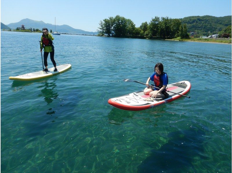 [Hokkaido, Lake Toya] Let's enjoy SUP relaxedly in the magnificent and beautiful caldera lake.