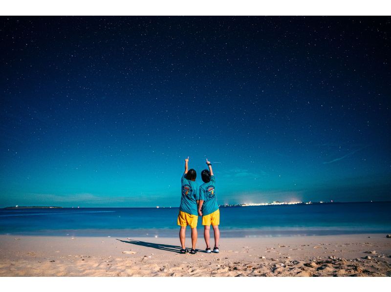 <Okinawa/Headquarters> Starry sky photo and walk in the air at Sesoko Beach ☆彡 Each participant takes a photo with the stars in the background Spring sale in progressの紹介画像
