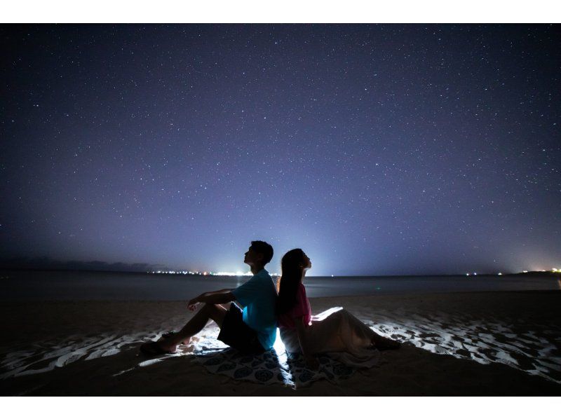 SALE <Okinawa, Motobu> Starry sky photo and space walk at Sesoko Beach ☆彡 Each participant will have a photo taken with the stars in the backgroundの紹介画像