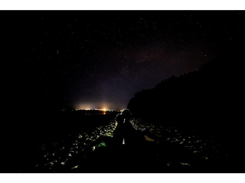 <Okinawa/Headquarters> Starry sky photo and walk in the air at Sesoko Beach ☆ 彡