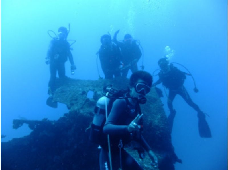 [沖縄名護]沖縄請享受主島周圍唯一的沉沒潛水！ （Sanken Emmons）の紹介画像