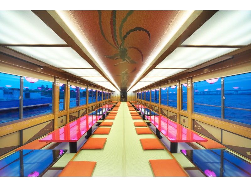 [Tokyo] ≪3 minutes walk from Ryogoku Station≫ Experience a houseboat where you can enjoy the best of Japan with all five senses (from a shared boat / 2 people)の紹介画像