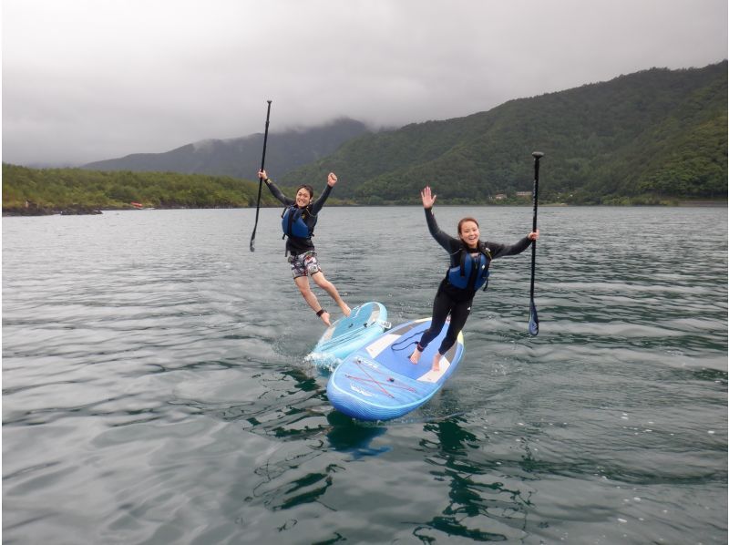 【山梨・富士五湖・西湖SUP】人気！湖上散歩ができる西湖SUP体験！ワンちゃんもOK！の紹介画像