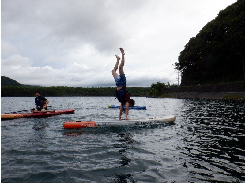 【山梨・富士五湖・西湖SUP】人気！湖上散歩ができる西湖SUP体験！ワンちゃんもOK！の紹介画像