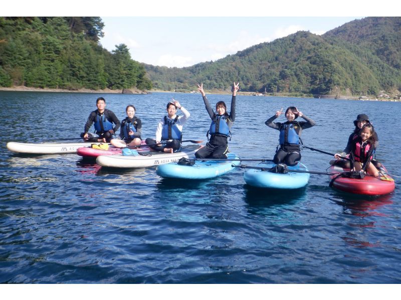 【山梨・富士五湖・西湖SUP】人気！湖上散歩ができる西湖SUP体験！ワンちゃんもOK！の紹介画像