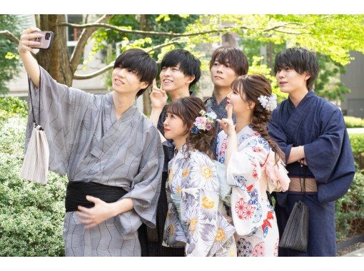 岡山 倉敷 21年新作レトロ浴衣 ヘアセット付き 一式レンタル 着付けプラン 雨の日は雨傘無料貸出 アクティビティジャパン