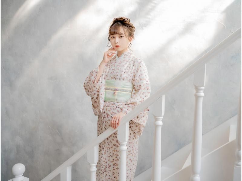 【東京・浅草】新作浴衣！ヘアセット付き！浴衣レトロプレミアムの紹介画像