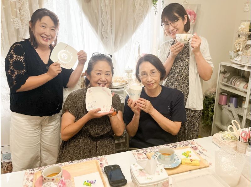 千葉・柏】選べるポーセラーツ体験♪コミコミプラン☆お子様同伴OK♪の紹介画像