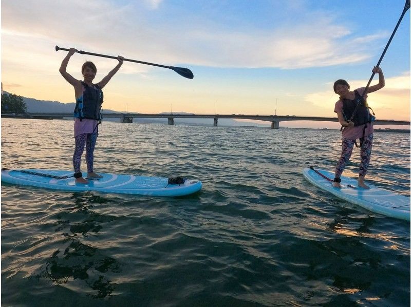 [Shiga / Lake Biwa] SUNSET on SUP