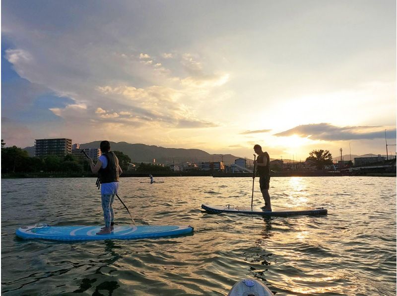 [Shiga / Lake Biwa] SUNSET on SUP