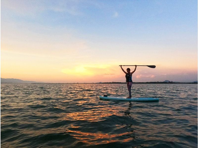 [Shiga / Lake Biwa] SUNSET on SUP