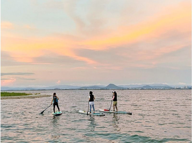[Shiga / Lake Biwa] SUNSET on SUP