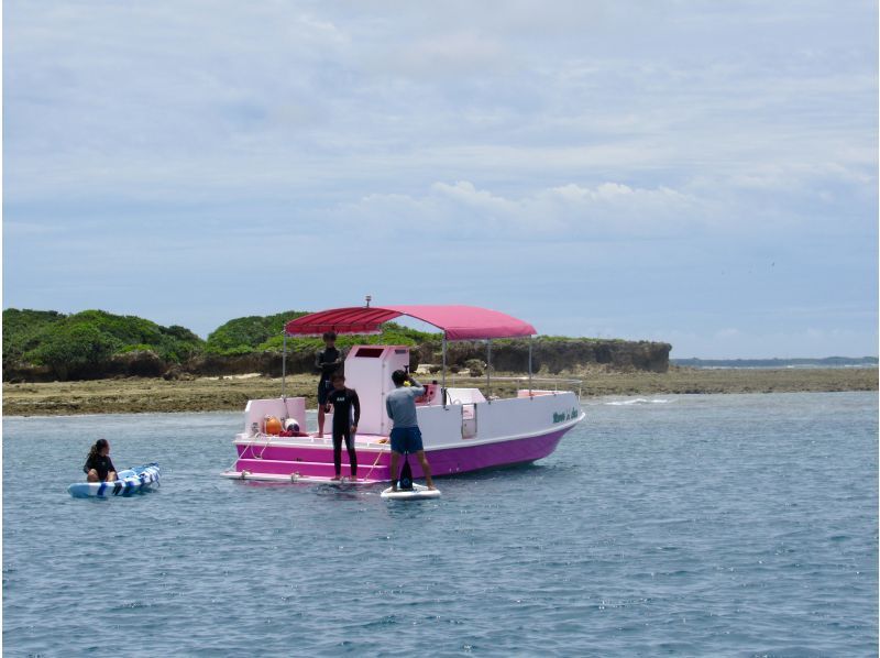 ★ A boat activity that includes everything for 4,800 yen at the southernmost tip of the main island of Okinawa. (Snorkeling, SUP, towing float, wakeboarding, fishing)の紹介画像