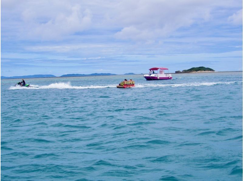 ★ 沖繩本島最南端的划船活動，費用為 4,800 日元。 （浮潛、SUP、拖船、滑水、釣魚）の紹介画像