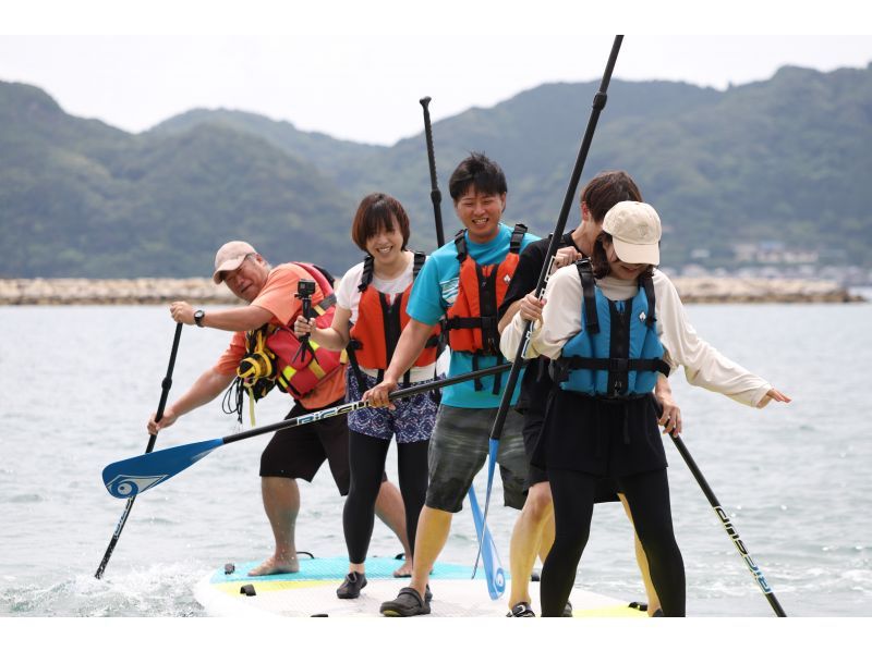 【和歌山/Hashigui】2020年首次亮相Hashigui海滩！ !! 5人座Big / SUP体验の紹介画像