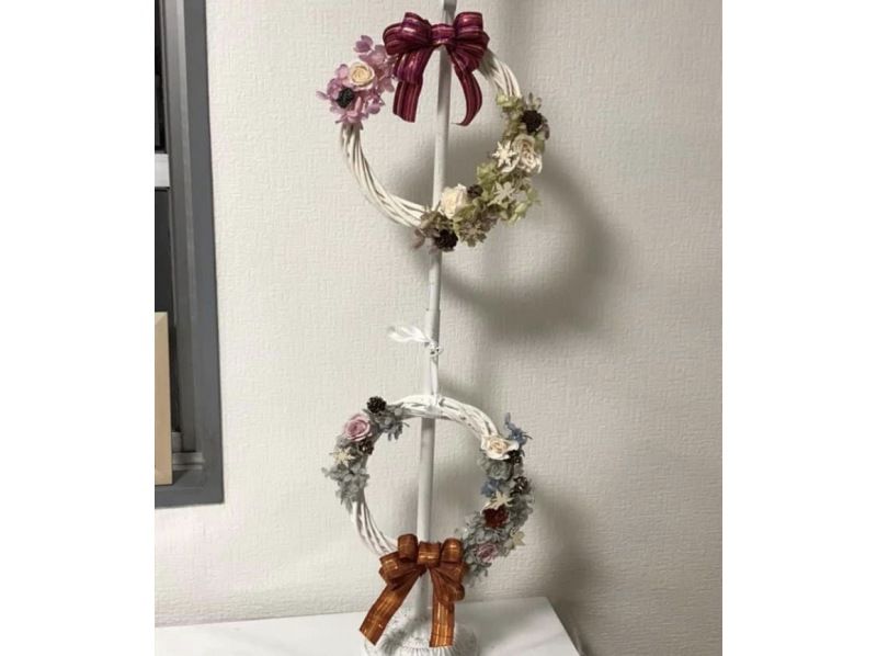 [From Miyagi/Sendai] "Preserved Flower Wreath" ⋰Christmas Wreath Version❕ Handmade Experienceの紹介画像