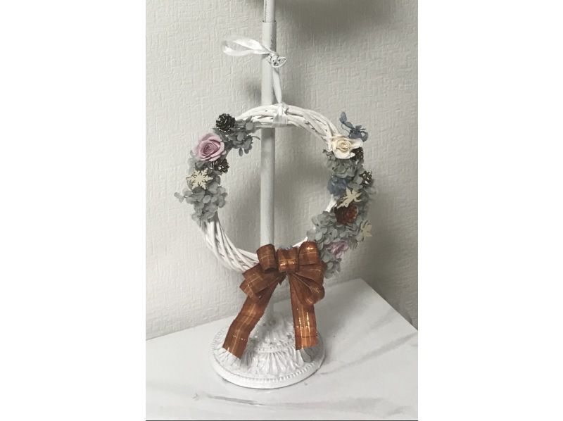 [From Miyagi/Sendai] "Preserved Flower Wreath" ⋰Christmas Wreath Version❕ Handmade Experienceの紹介画像