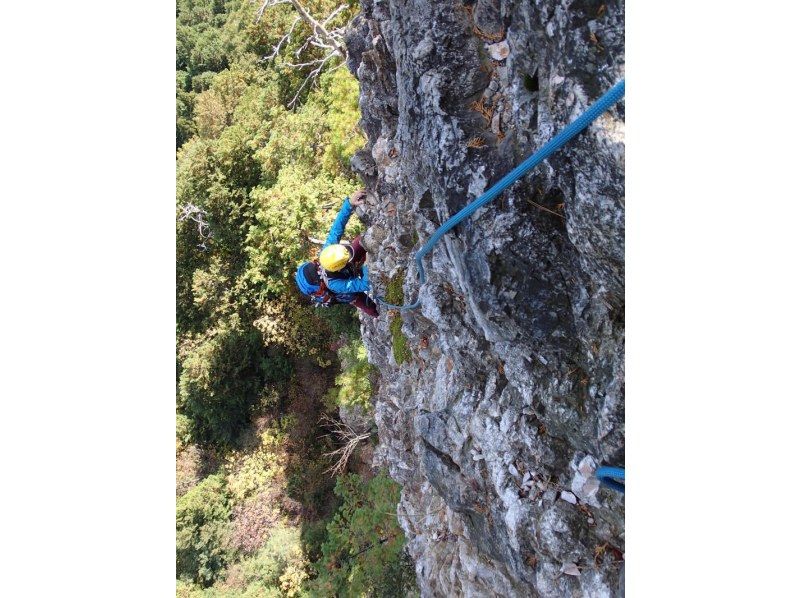 [Shiga] Beginner-friendly "Rock Climbing" with a spectacular view of Lake Biwa Hira Mountains Lion Rock (VER-1)の紹介画像