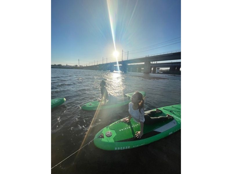 【神奈川・湘南】大自然の中でのサップヨガ体験。リフレッシュ、アクティブに動きたい方お勧！！の紹介画像