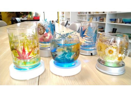 Mie / Suzuka] Experience healing with transparent candles Making gel  candles 300 kinds of flowers to put in