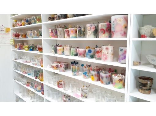 Mie / Suzuka] Experience healing with transparent candles Making gel  candles 300 kinds of flowers to put in