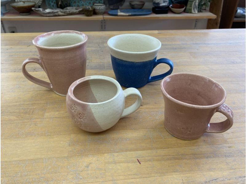 【奈良市内・陶芸体験】電動ろくろ体験・2個焼成、1つの器に2色使いであなたオリジナルの器に！の紹介画像