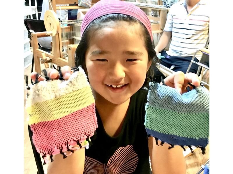 [Okinawa / Naha] Two "Saori-ori" coasters woven in your favorite colorの紹介画像