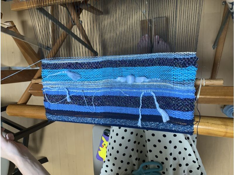 [沖繩/那霸] 用你喜歡的顏色編織“Saori Ori”原創掛毯吧！の紹介画像
