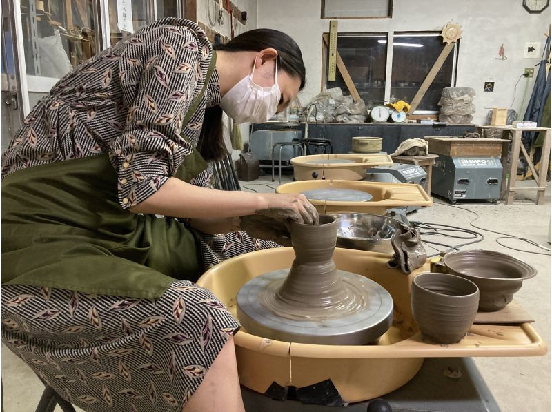 【新潟・阿賀野】電動ロクロで器を作る陶芸体験！の紹介画像