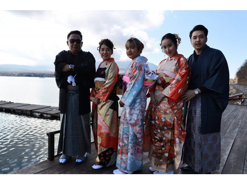 [Yamanashi / Yamanakako] Dressing in pure silk kimono 1 day rental OK empty-handed ♪の紹介画像