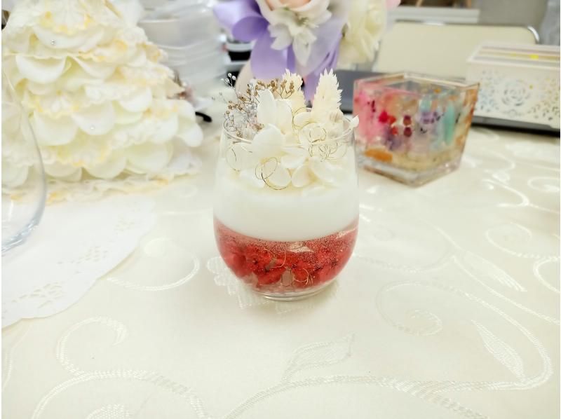 【フラワーカップサシェ】火を灯さないから安全！お部屋にお花を飾りましょう！※人数割引有り　お一人参加OKの紹介画像