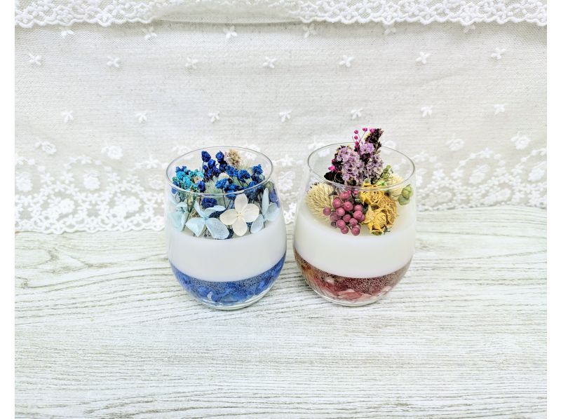 【フラワーカップサシェ】火を灯さないから安全！お部屋にお花を飾りましょう！※人数割引有り　お一人参加OKの紹介画像