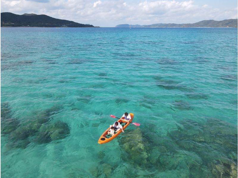 奄美大島【当日予約可能】クリアカヤック（60分）※ドローン空撮動画等写真の無料プレゼントあり※おひとり様もお任せください★の紹介画像
