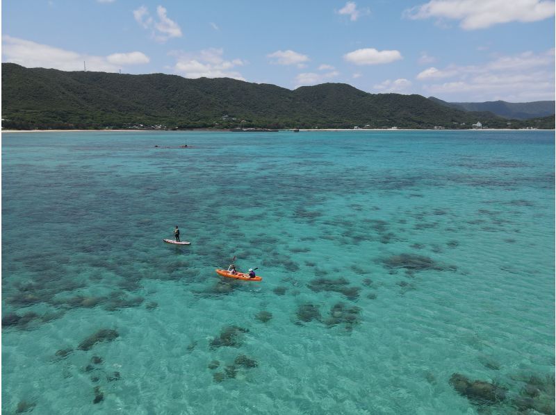 奄美大島【当日予約可能】クリアカヤック（60分）※ドローン空撮動画等写真の無料プレゼントあり※おひとり様もお任せください★の紹介画像