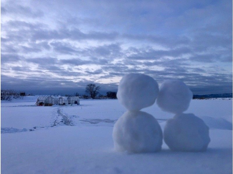 【北海道・札幌近郊】　新篠津しのつ湖南釣り場集合！札幌近郊エコノミーワカサギ釣り体験半日ツアー（ストーブ付きテント釣り、ライトガイドプラン）の紹介画像