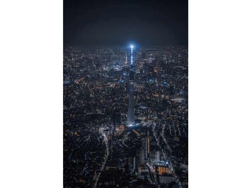 【船橋発】(25分)東京の夜景をヘリコプター遊覧！東京タワー＋東京スカイツリーの紹介画像