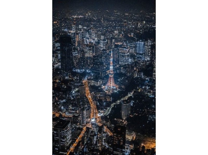 【船橋発】(25分)東京の夜景をヘリコプター遊覧！東京タワー＋東京スカイツリーの紹介画像