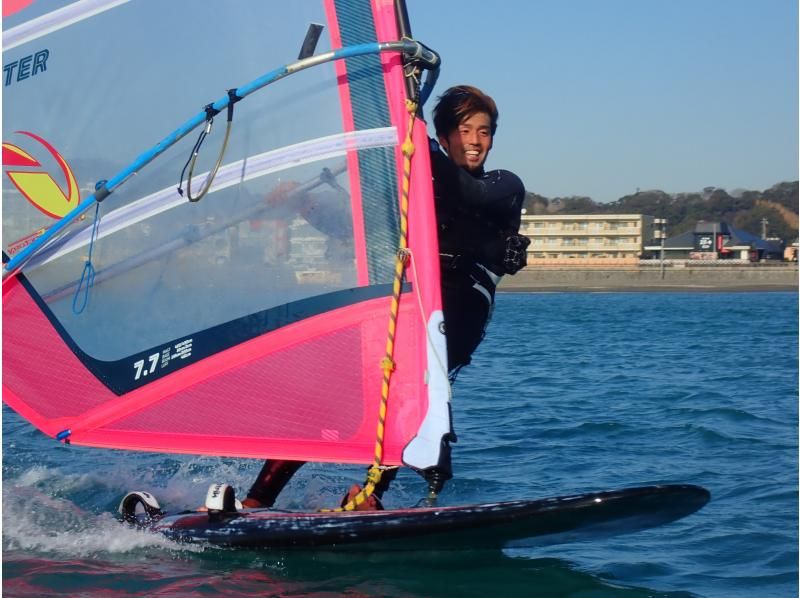 [Shonan ・ Gyoza】 It is close to the 1st sea ! School Windsurfing!