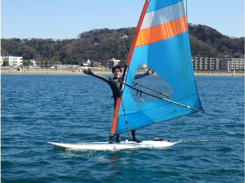 [湘南·餃子】靠近柏市海岸的第一海課程在帆板運動半天你不挑戰嗎？ ？の紹介画像