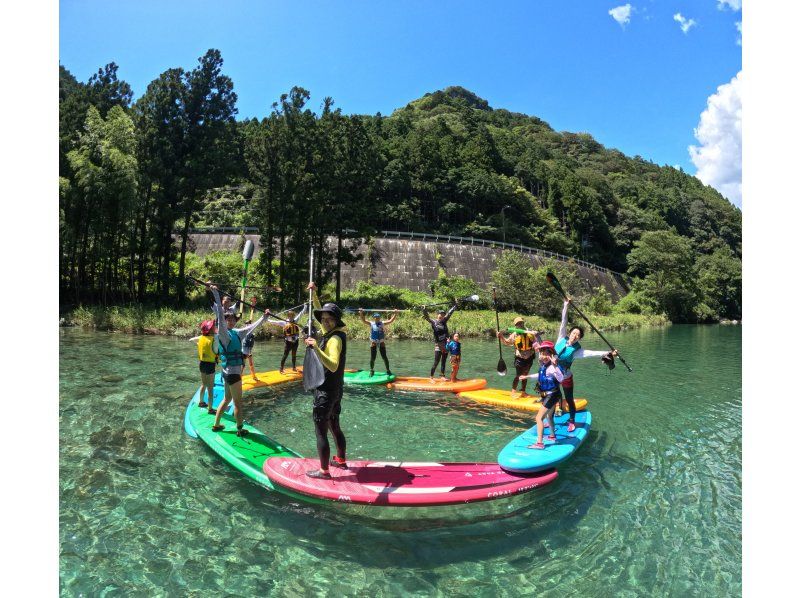 【高知・仁淀川】仁淀ブルーに1番近い場所でSUP～女子旅にオススメ！！にこ淵まで35分。有資格インストラクターで安心。ドッグSUP対応店。の紹介画像