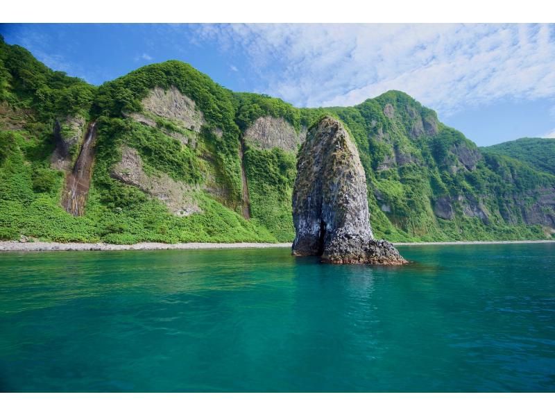 Hokkaido Hakodate Yagoshi coast strangely shaped rocks