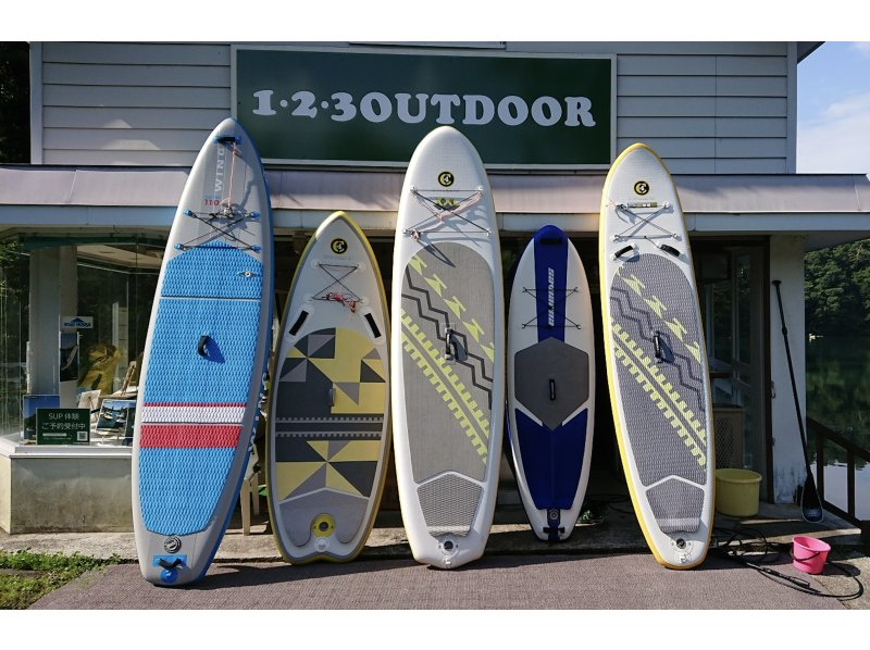 【軽井沢から1時間】松原湖SUP体験　初心者歓迎！ファミリー、グループで最高の思い出作りの紹介画像