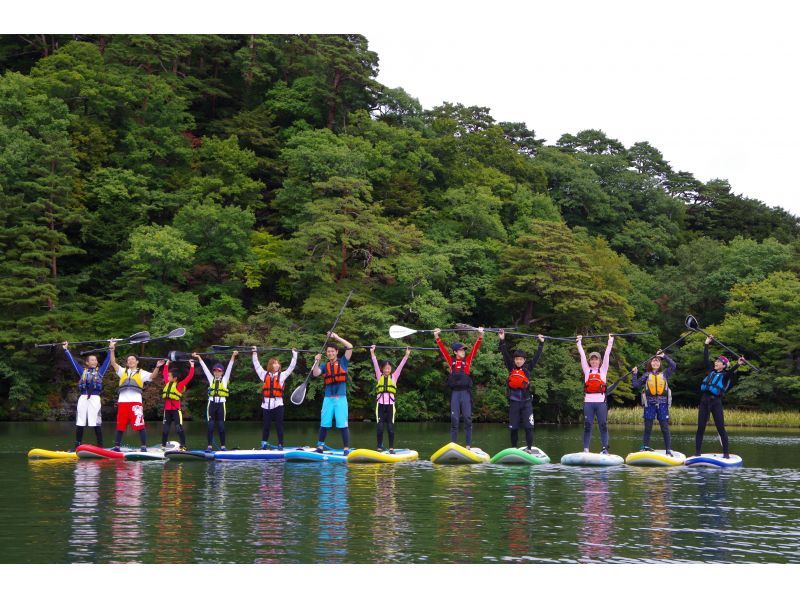【軽井沢から1時間】松原湖SUP体験　初心者歓迎！ファミリー、グループで最高の思い出作りの紹介画像