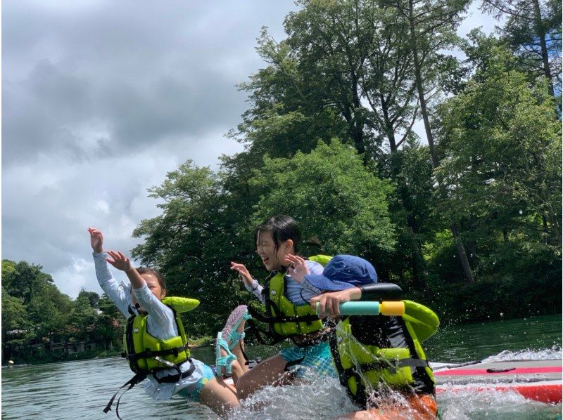 【軽井沢から1時間】松原湖SUP体験　初心者歓迎！ファミリー、グループで最高の思い出作りの紹介画像