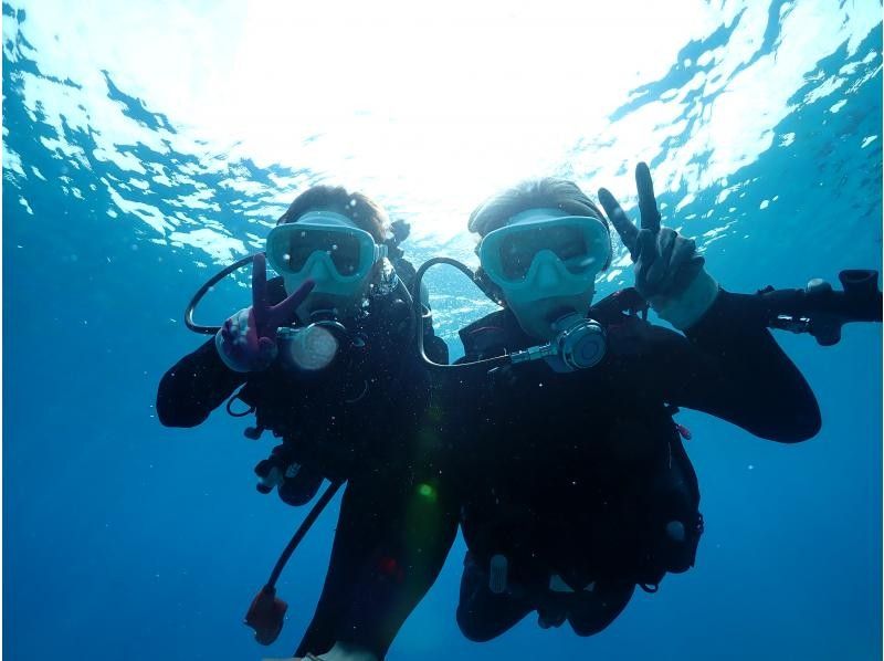 [Okinawa, Motobu Town] Swim even in the winter! Experience diving at Gorilla Chop Beach ♪ Free winter wetsuit rentals available, even for first-time scuba divers!の紹介画像