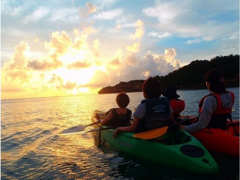 [Okinawa/Kadena] Family discount! Sunset kayaking that can be enjoyed from age 2