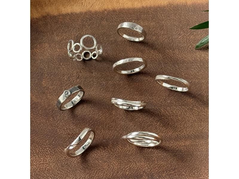 【新潟・上越】シルバーリング作り3〜4時間体験！ティータイム付★カップル、親子☆外国の方向け（前日まで予約可の紹介画像