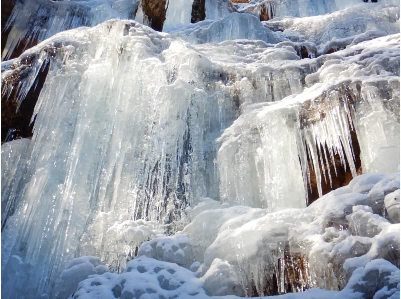 【四万吾妻／群馬 関東】冬の造形美！氷瀑＆氷柱観賞ハイキング・トレッキング1日ツアー『神秘のアイスフォール＋』伊香保、草津温泉も近い◎の紹介画像