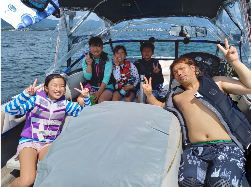 [Shiga / Lake Biwa / Wakeboard] Limited to 2nd to 3rd time ★ Reliable support course ★ 10 minutes x 2 sets ★ I want to slip again! For those ★ Image gift ♬の紹介画像