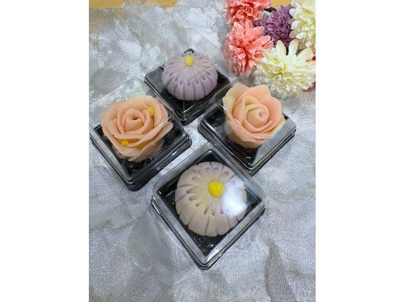 [Neri-kiri Japanese sweets experience in Ginza] Why don't you experience Japanese culture with couples and women? Takeaway of Japanese sweets OKの紹介画像
